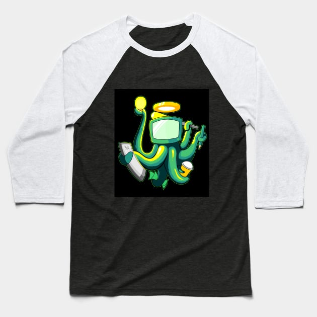 Octocomp Baseball T-Shirt by Adron1994
